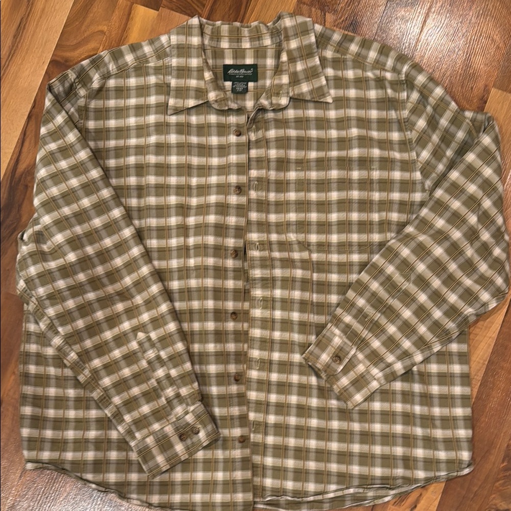 Eddie‎ bauer men’s 100% cotton button down size XXL casual, outdoor, work